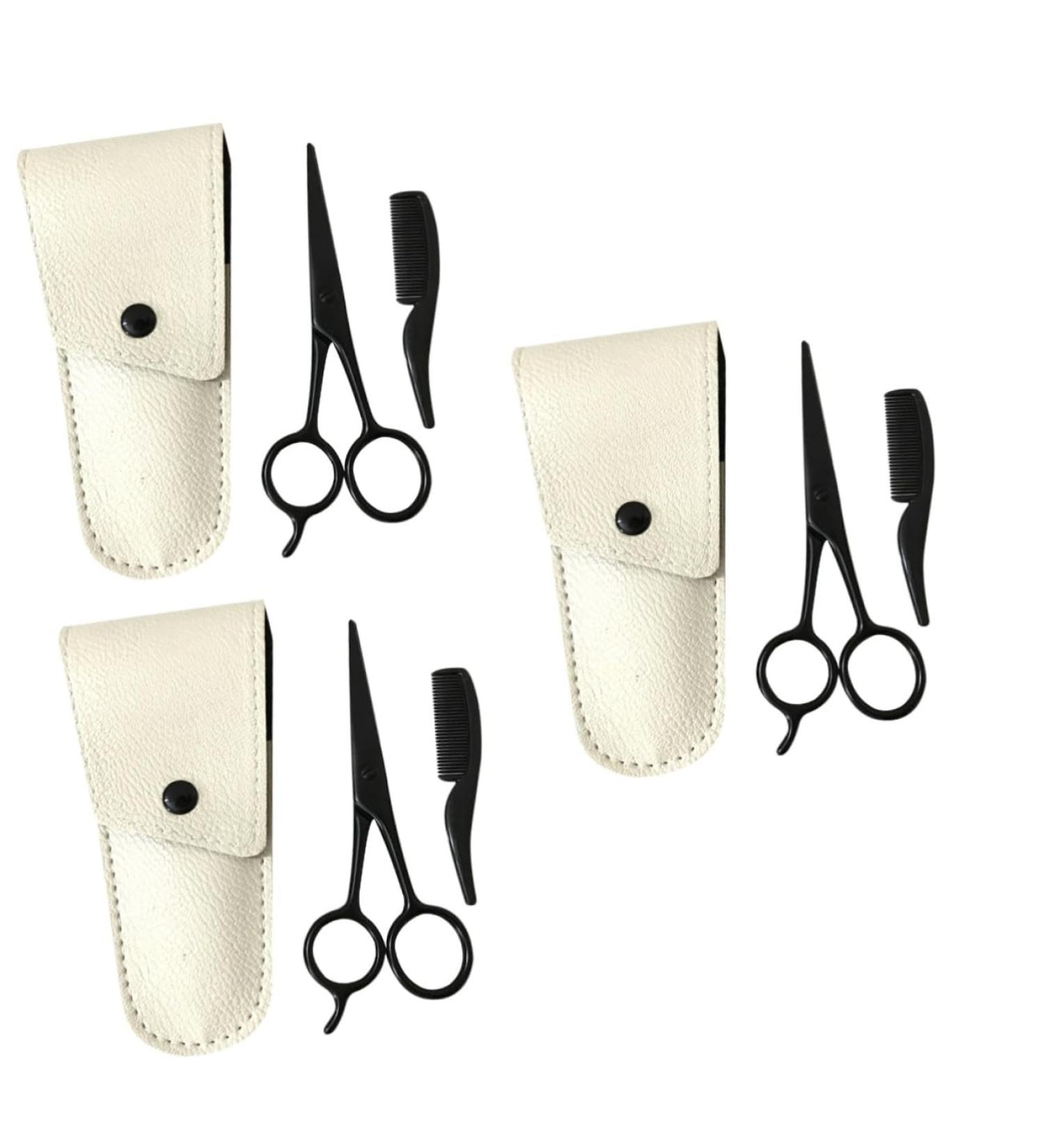 Magiclulu 9-Piece Mustache & Beard Care Kit for Men | Eyelash & Nasal Hair Cutting Tools | Multi-Color Grooming Set | Perfect Gift for Bearded Men - Buy Online on GoSupps.com