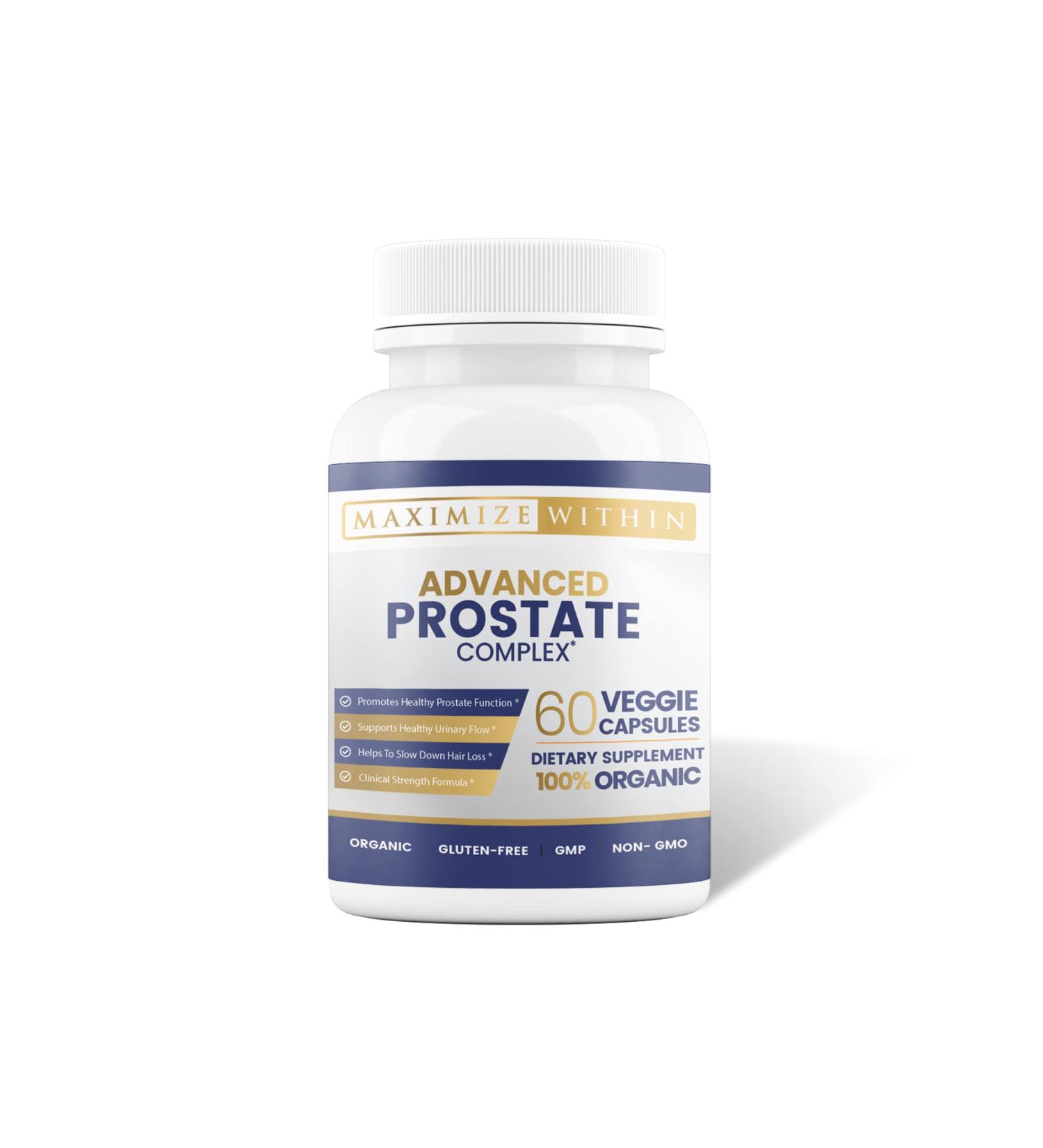 Maximum Slim Advanced Prostate Complex* Dietary Supplement Capsules 60 Count (Pack of 1) - Buy Online on GoSupps.com