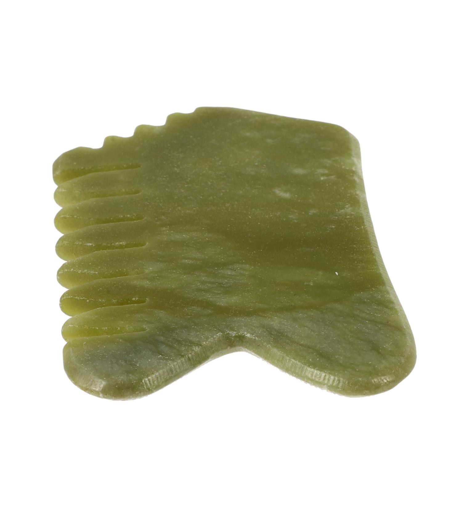 Collbath Xiuyan Jade Gua Sha Facial Tool & Head Massager - Premium Jade Skin Care & Comb for Relaxation - Buy Online on GoSupps.com