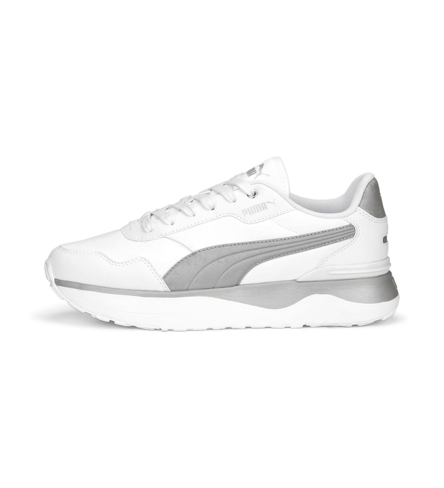 PUMA Women's R78 Voyage Space Metallics Sneakers - White - Size 40 EU | International Shipping Available - Buy Online on GoSupps.com