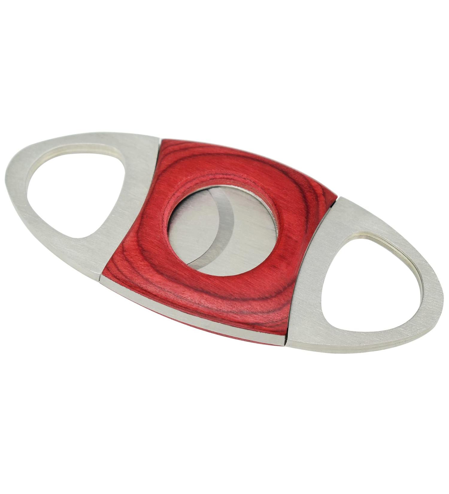 Cigar Cutter Stainless Steel Guillotine Double Cut Slicer with 1 inch Diameter Hole Portable Smooth Cigar Cutter Suitable for Most Cigars to Smoke for Men - Buy Online on GoSupps.com