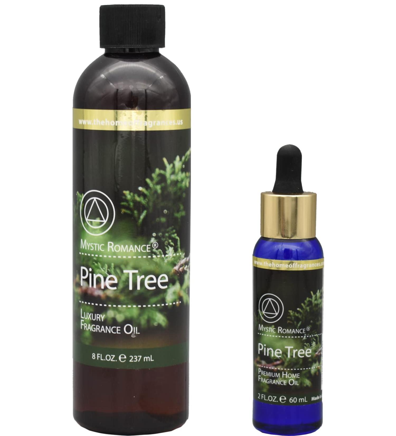 The Home of Fragrances - Set of 2 Bottles of Fragrance Oils - 2oz & 8oz (Pine Tree)
