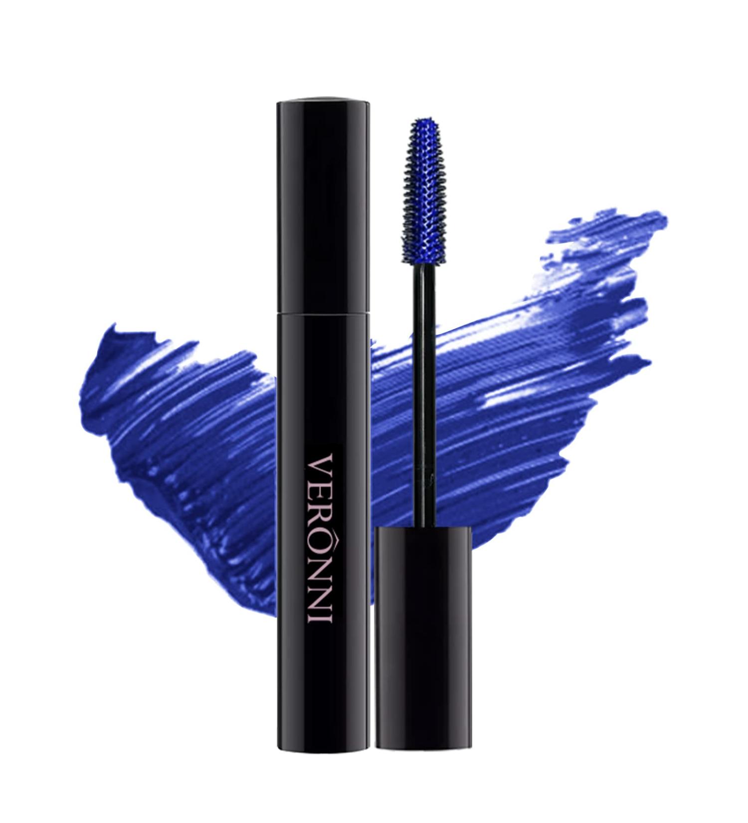 Blue Mascara 3D Mascara Fiber Lashes High-pigmented Fast Dry Waterproof & Smudgeproof Voluminous Mascara Eye Make up Lasting All Day 03 Blue - Buy Online on GoSupps.com
