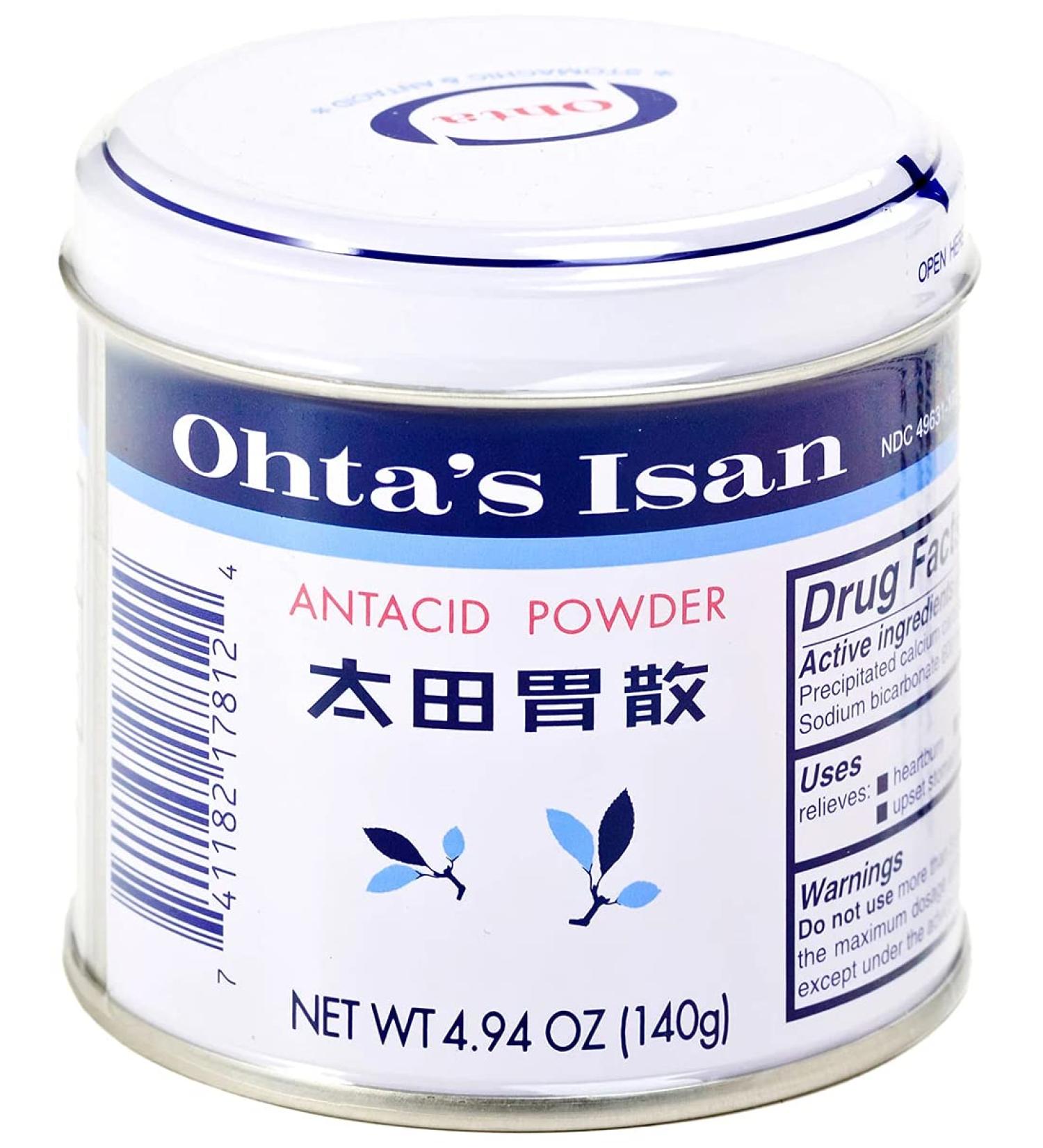 OHTA ISAN Antacid Can - Large 0.32 Pound - Fast-Acting Relief - Buy Online on GoSupps.com