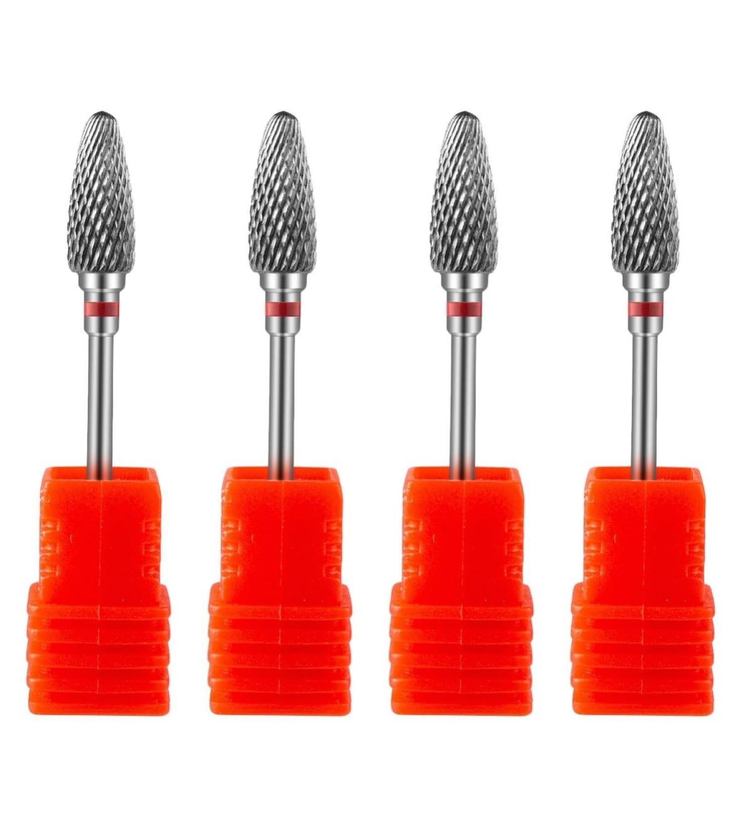 POPETPOP 4pcs Nail Polisher Manicure Tools Nail Drill Heads Nail Art Supplies Tungsten Nail Bit Cuticle Drill Bit Electric Nail Drill Bits Polishing Bit Tungsten Steel Alloy Portable 7x1.3cmx4pcs As Shown 1x4pcs - Buy Online on GoSupps.com