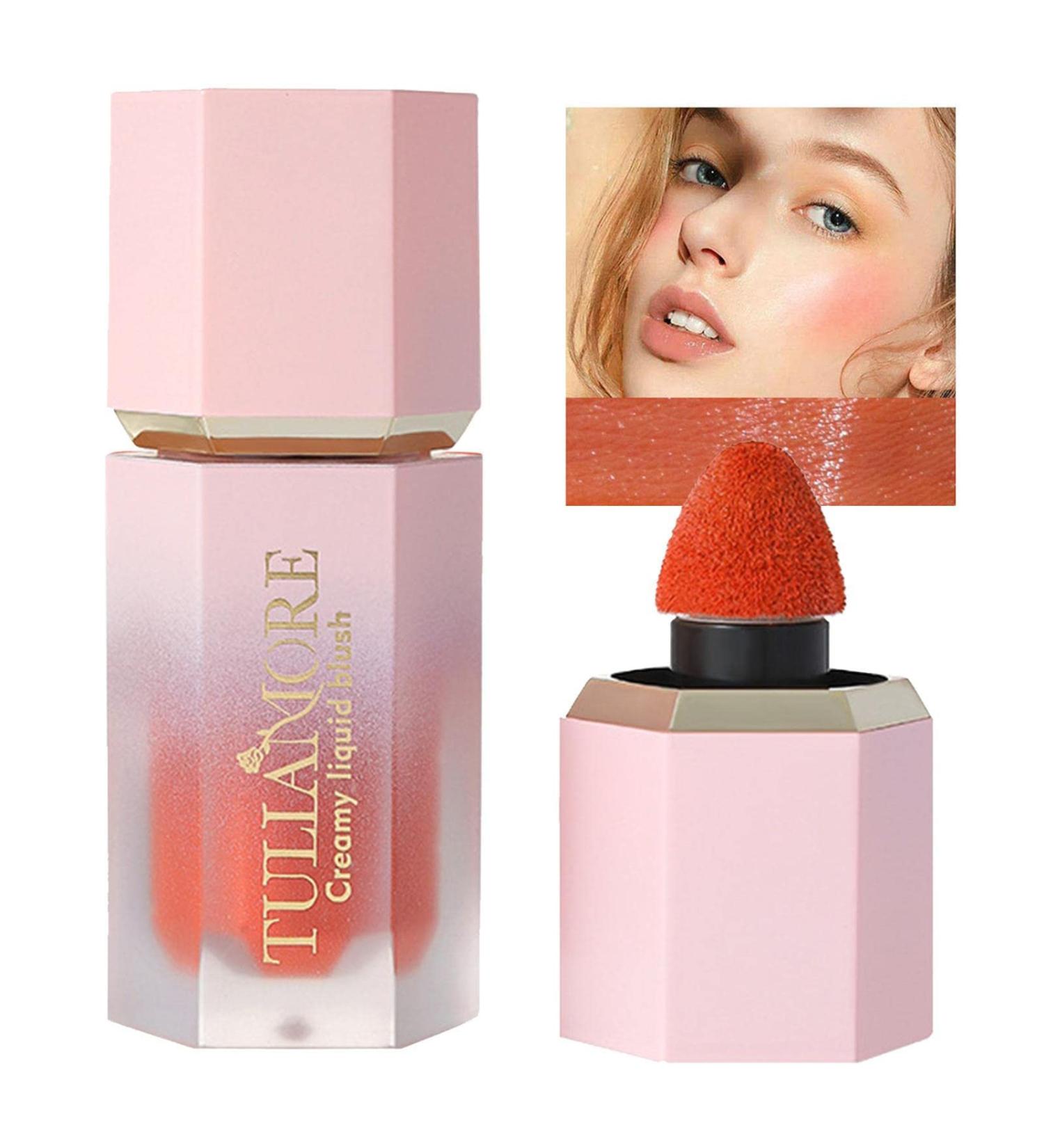Liquid for Cheeks | Waterproof Super Dewy Liquid Stick Cream Face Natural Smudgeproof Long-Wearing Cream for Lips Eyes Cheek Fovolat 05# - Buy Online on GoSupps.com
