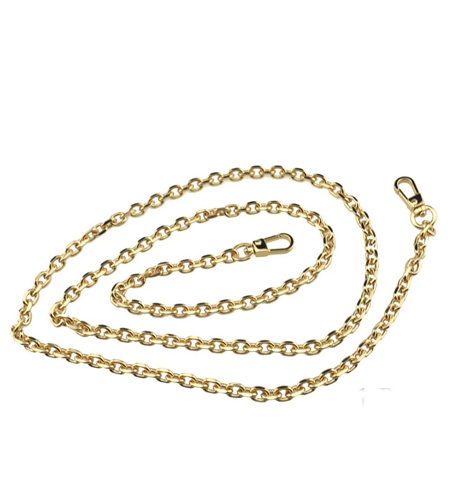 HAHIYO Mini Pochette Purse Chain Strap Thin Wide 6mm for LV Length 43.3 inches Thick 2mm Shiny Gold for Shoulder Cross Body Sling Handbag Wallet Clutch Comfortable Flat Metal Strap 1 Pack Gold 43.3 Inches Length - Buy Online on GoSupps.com
