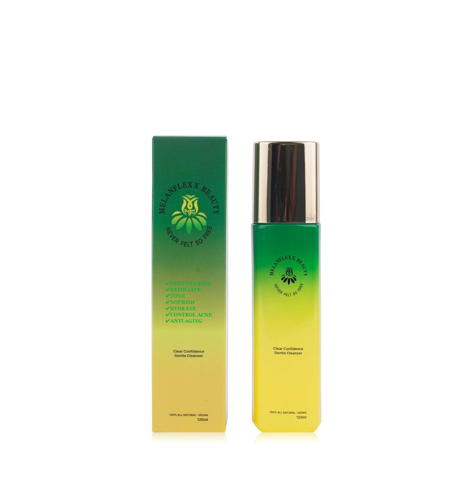 Clear Confidence Gentle Cleanser - 100% All-Natural Vegan Skincare 120ml - Shop Internationally - Buy Online on GoSupps.com