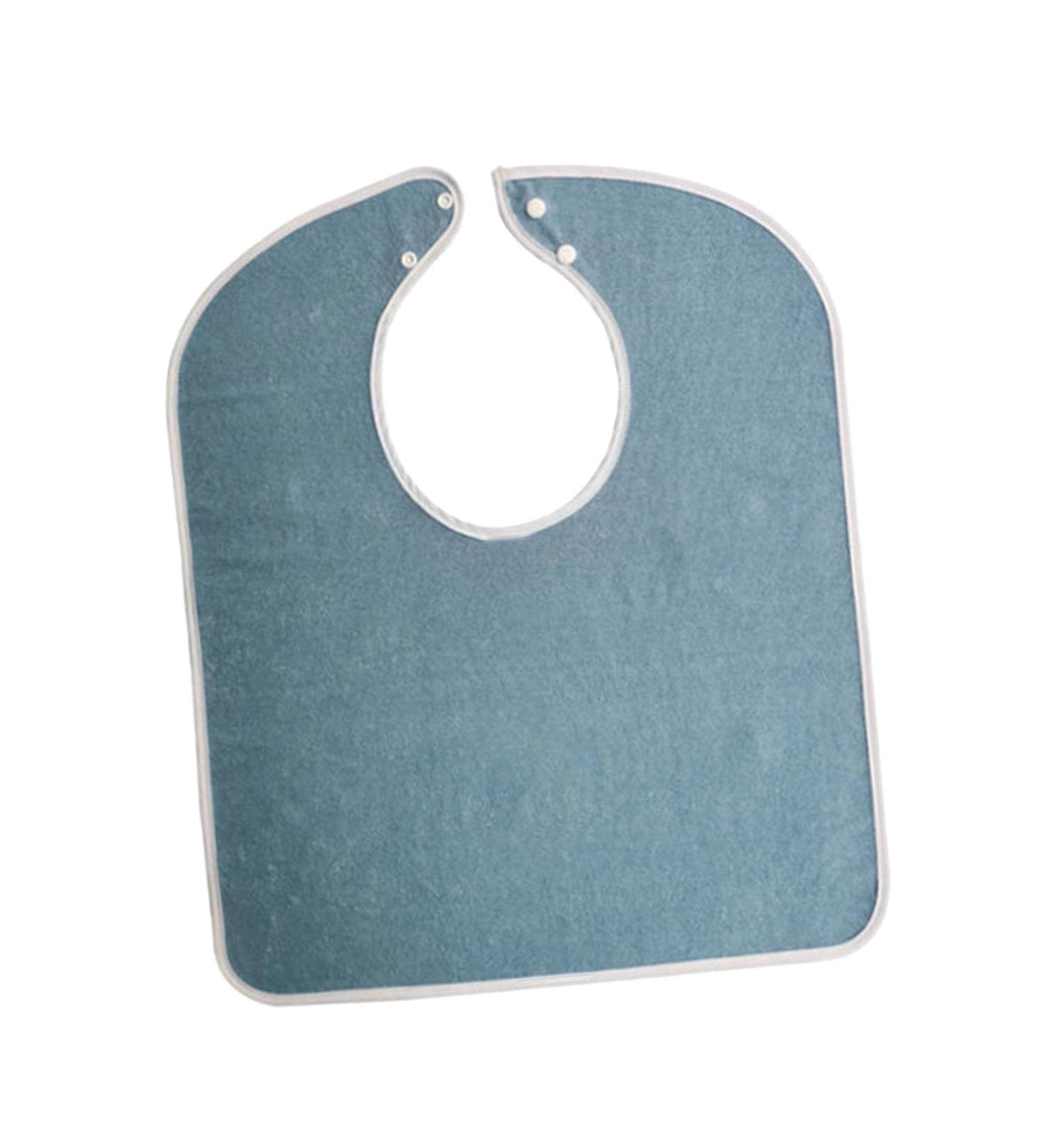 Amagogo Adult Protective Clothing for Meals - Waterproof & Washable - Seniors Men & Women - Blue - 21.26 x 17.72 inches - Buy Online on GoSupps.com