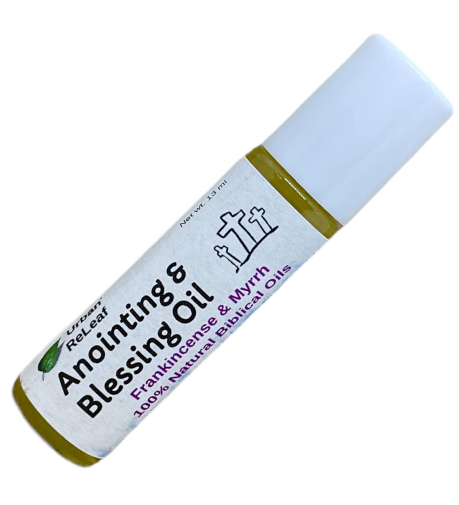Urban ReLeaf Anointing & Blessing Oil Roll-On - Frankincense & Myrrh - USA Made - 0.44 Fl Oz - Comfort & Consecration - Buy Online on GoSupps.com