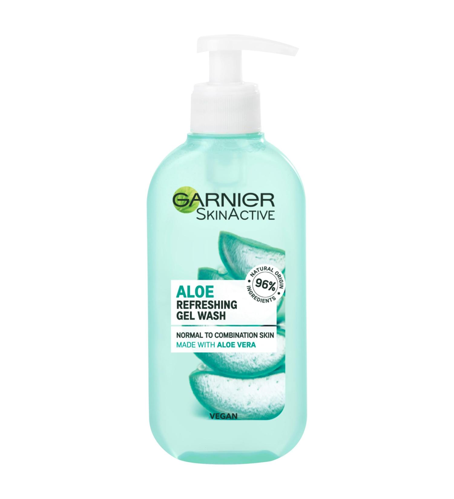 Garnier Natural Aloe Extract Gel Wash Normal Skin 200 ml Packaging may vary