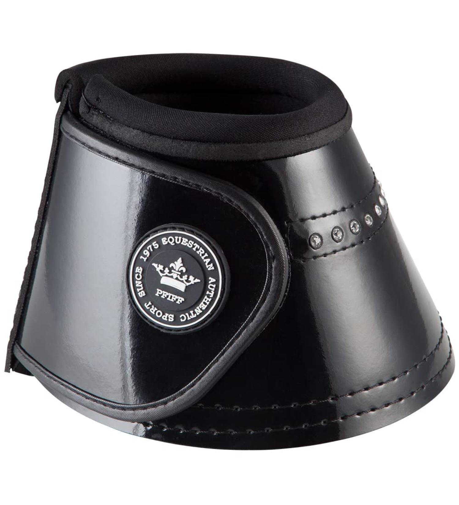 Buy Pfiff 101760 Bell Boots Telde - Stylish Patent Look with Rhinestones in Black | International Shipping Available - Buy Online on GoSupps.com