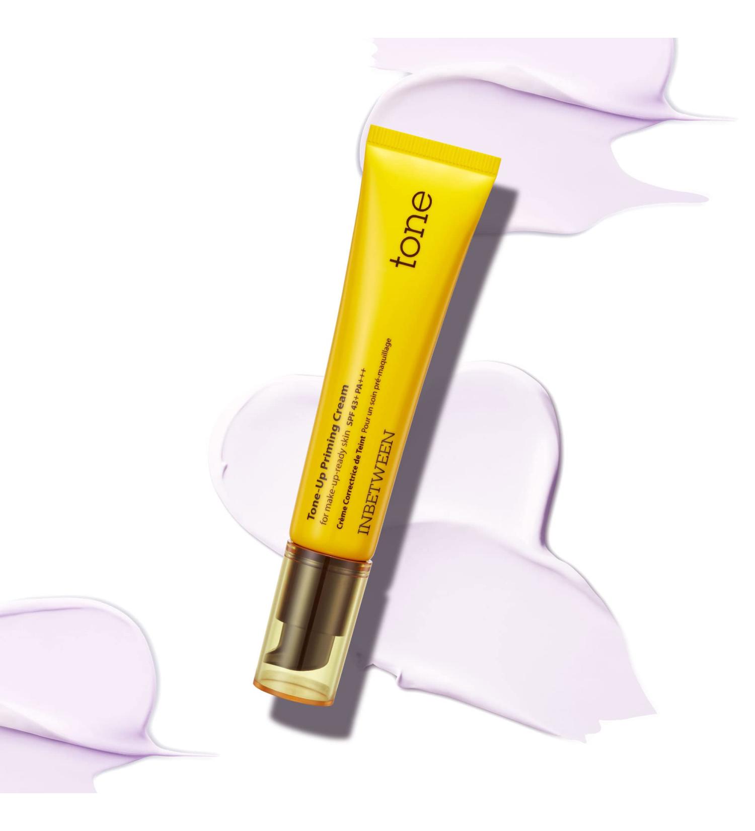 BLITHE Inbetween Tone-Up Priming Cream - Makeup Primer with Niacinamide for Hyperpigmentation, Skin Barrier Strengthening and Sun Protection SPF 43+ PA+++ (30ml)