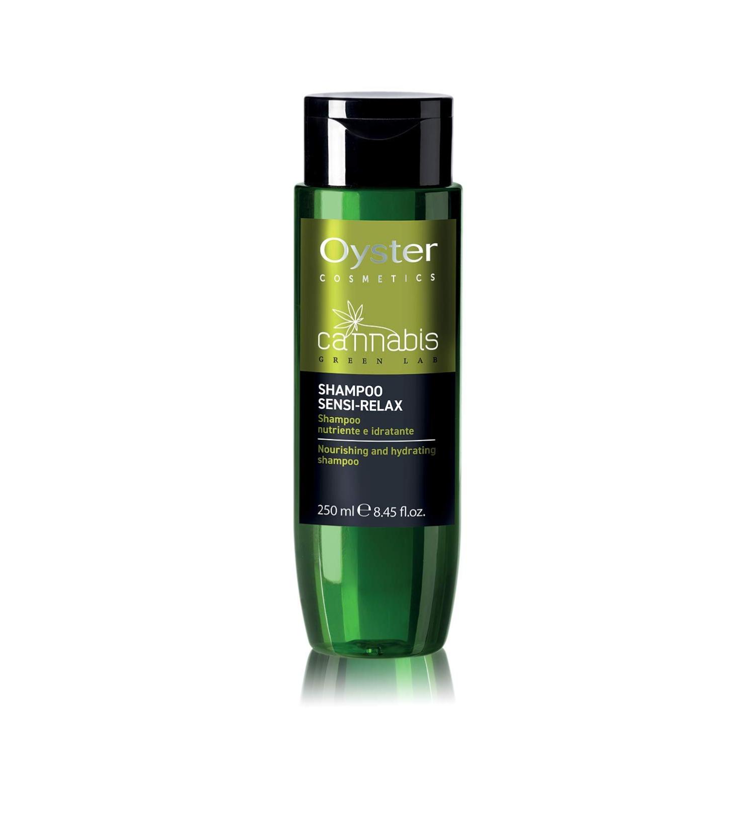 oyster cosmetics OYSTER Cannabis Green Lab Sensi-Relax Shampoo 250ml - Buy Online on GoSupps.com