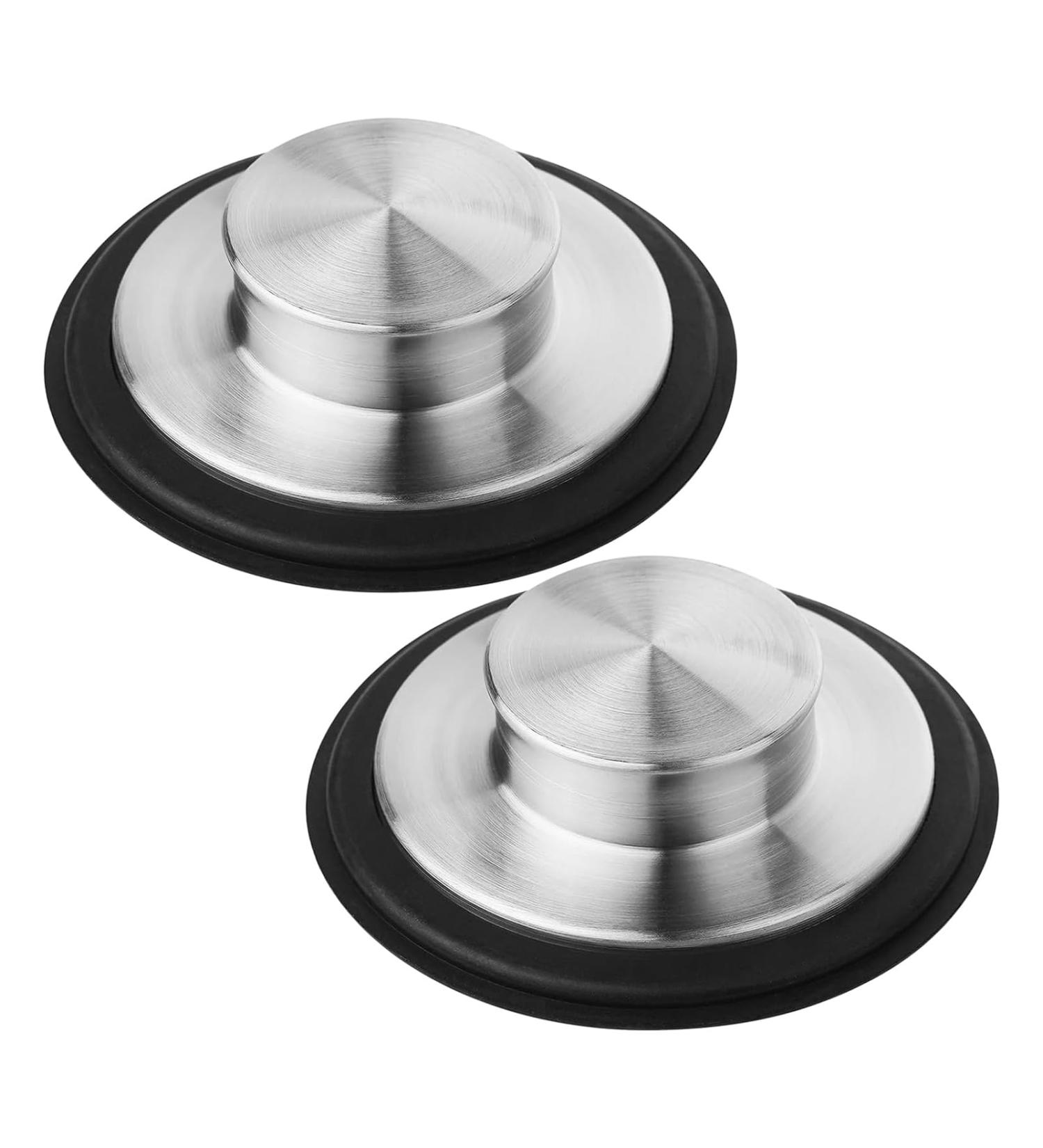2 Pack Kitchen Sink Drain Stopper Garbage Disposal Stopper Sink Plug Stainless Steel Kitchen Sink Drain Cover Durable Sink Plug - Buy Online on GoSupps.com