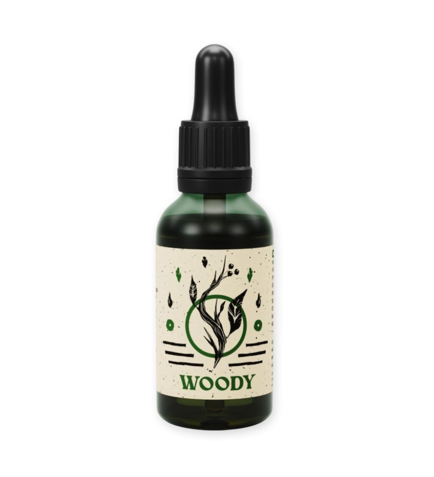  By Elementum Woody Beard Oil Natural Beard and Skin Care Nourishing Blend of 6 Plant Oils with Wood and Noble Iris Scent 30ml - Buy Online on GoSupps.com