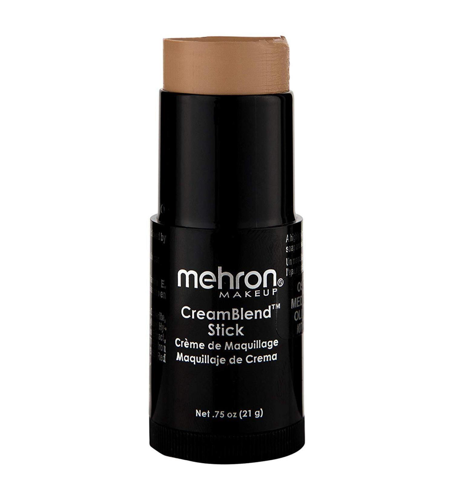 Mehron CreamBlend Stick Foundation (.75 oz) in Light Medium Olive - Get Flawless Coverage - Buy Online on GoSupps.com