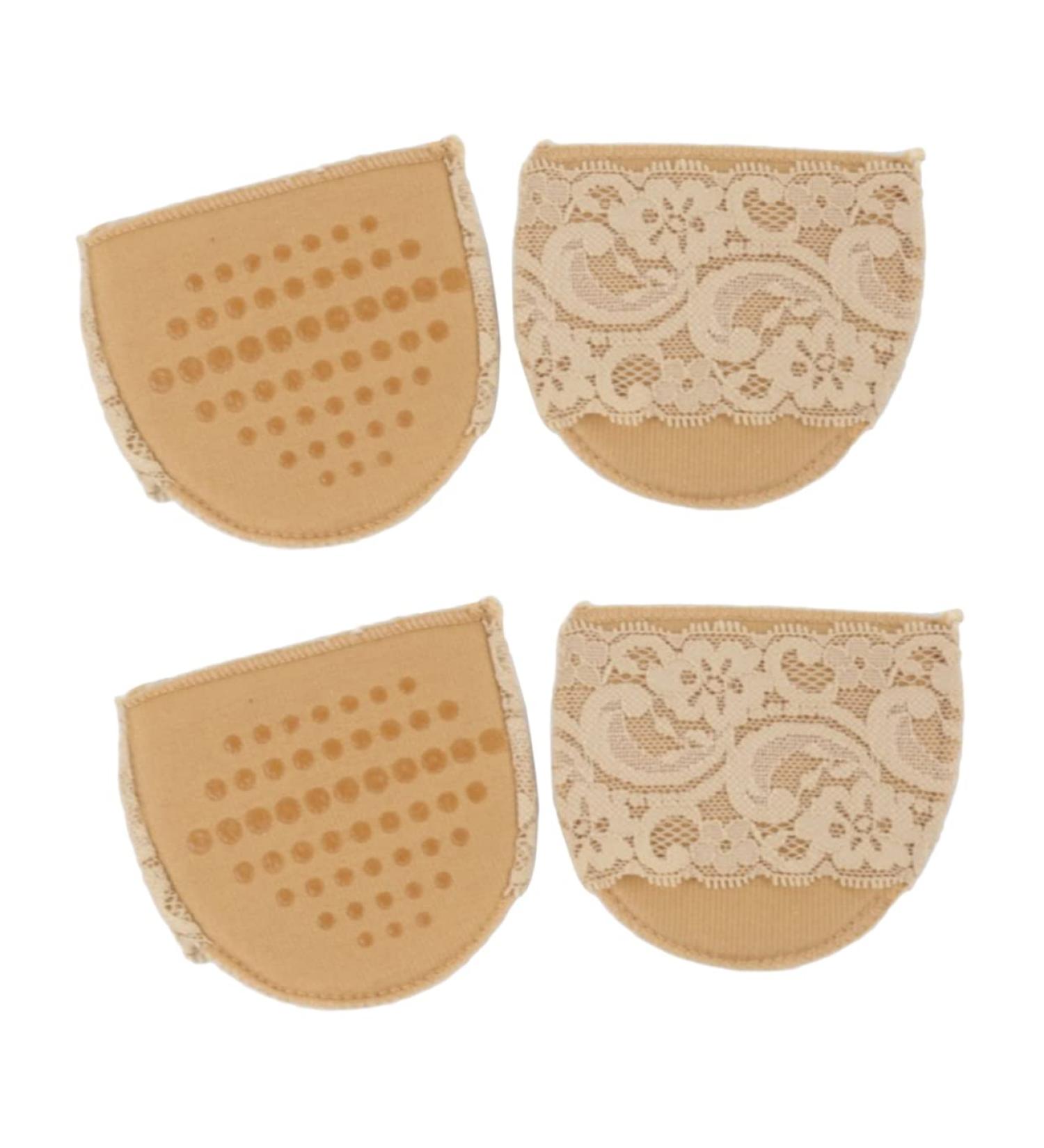 FRCOLOR High Heel Pads - Cushioned Forefoot Insoles for Women | Comfort & Support for Heels - Khaki - 2 Pair - Buy Online on GoSupps.com