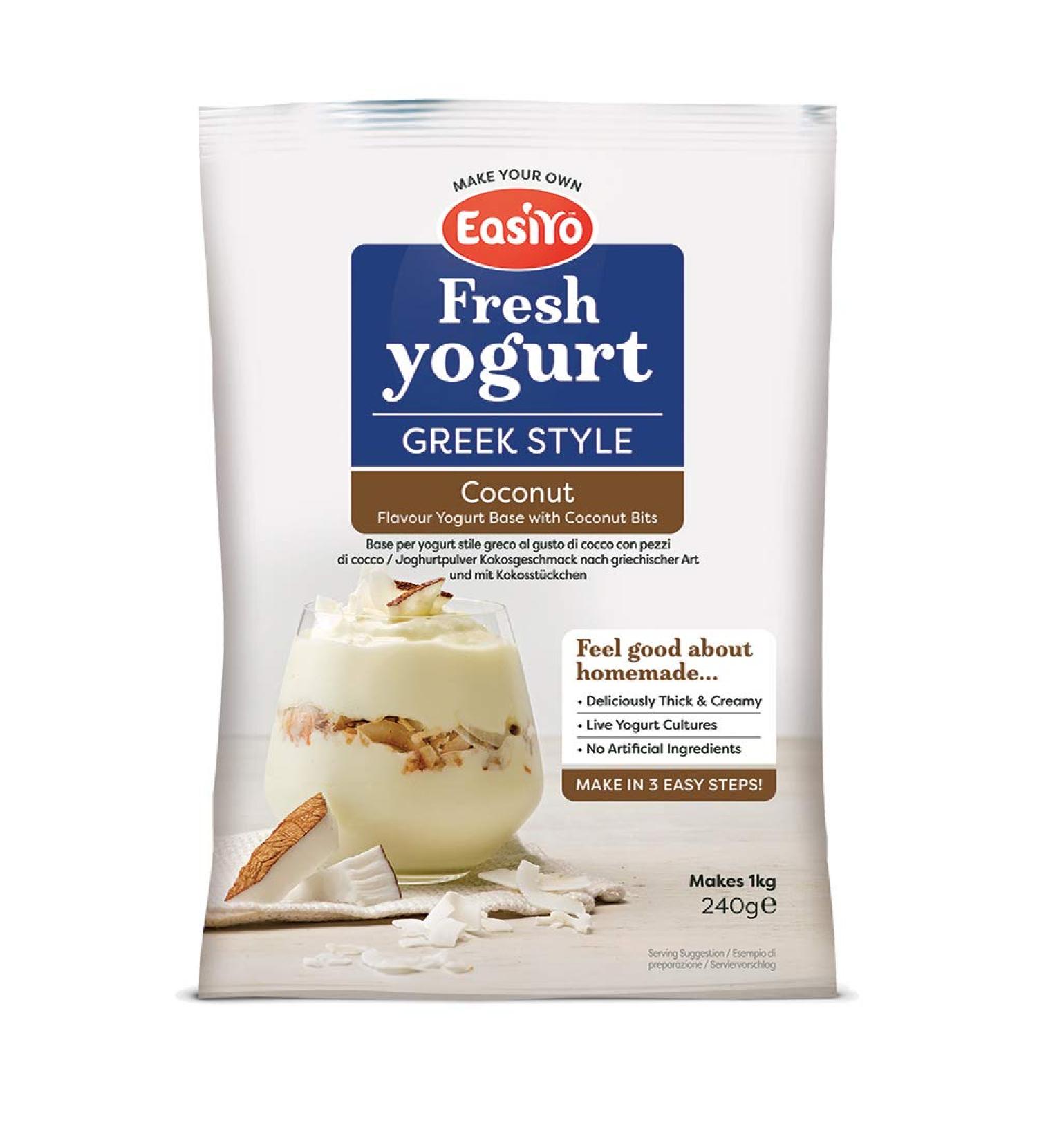 Easiyo Greek Coconut Yoghurt 240g