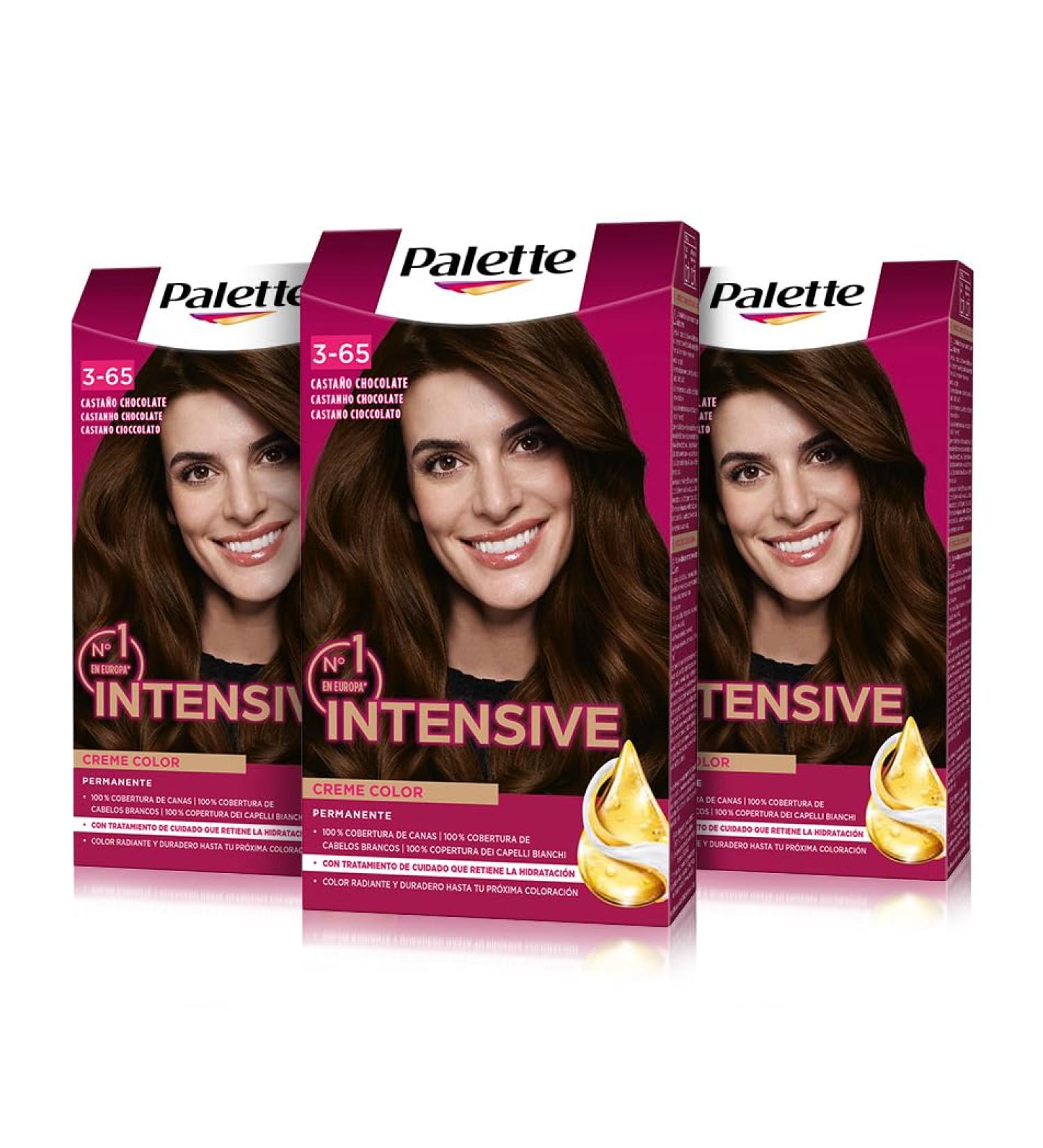  Schwarzkopf Schwarzkopf Intensive Palette Dye 3.65 Chocolate Brown Hair - Perfect Hair Coverage - Permanent Hair Colour Care with Marula Oil - Lasting Colour Up to 8 Weeks (Pack of 3) - Buy Online on GoSupps.com