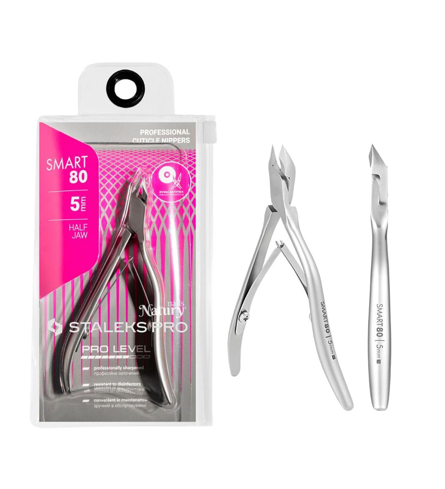 Buy STALEKS PRO by Natury Nails 5mm Stainless Steel Cuticle Nippers - Professional Precision Tools for Perfect Nails - Buy Online on GoSupps.com