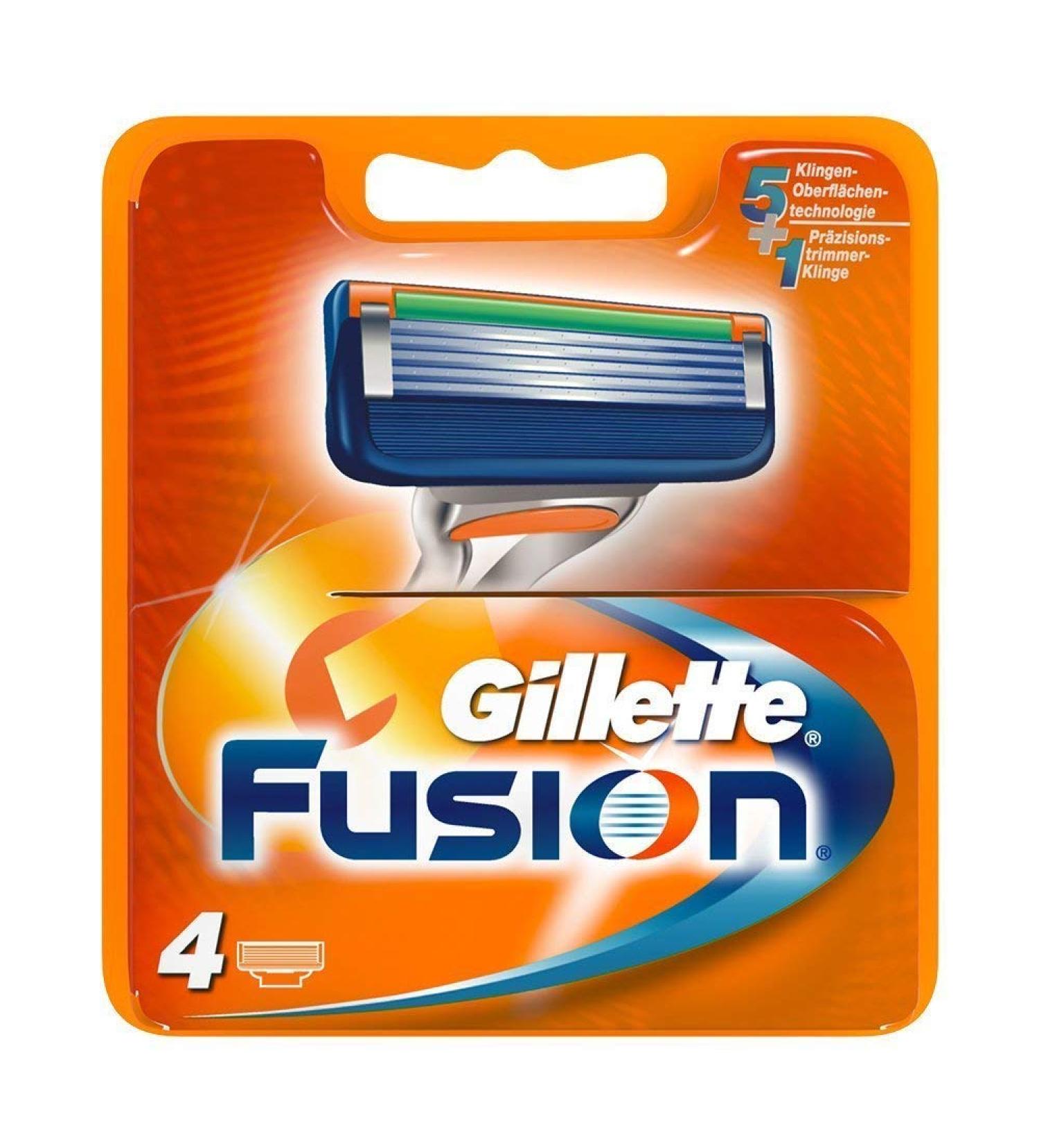 Gillette fusion razor blades 4 pieces