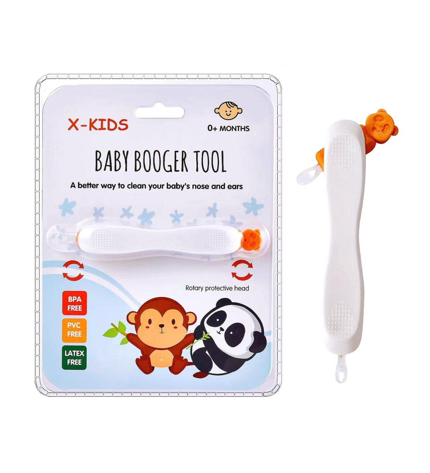 2-in-1 Baby Nose and Ear Cleaner - Gentle Cleaning for Newborns and Infants - Buy Online on GoSupps.com