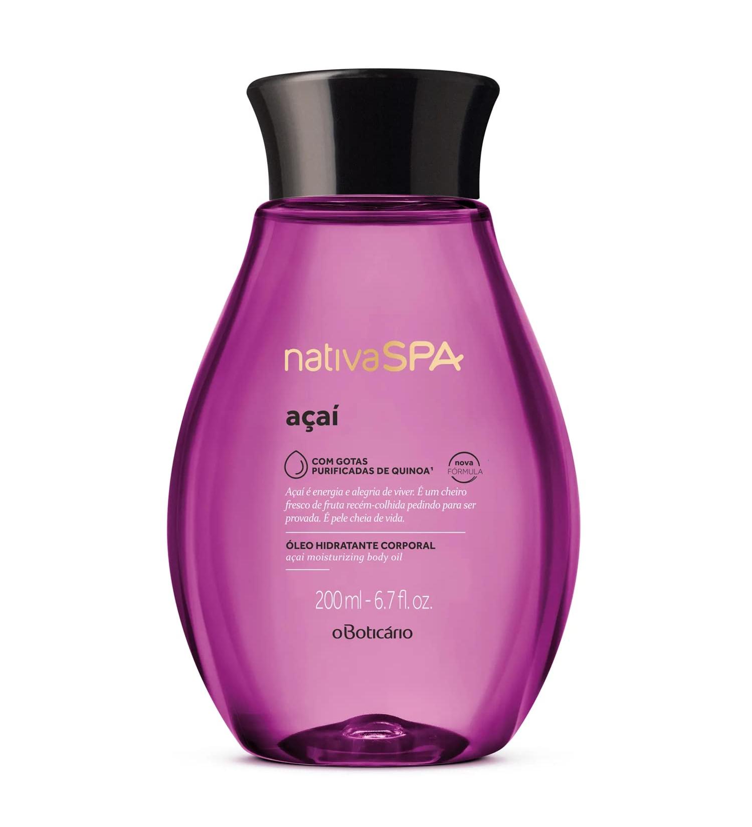 Nativa SPA by O Botic rio A a Body Oil - 6.8 Ounce Scented Moisturizer - Buy Online on GoSupps.com