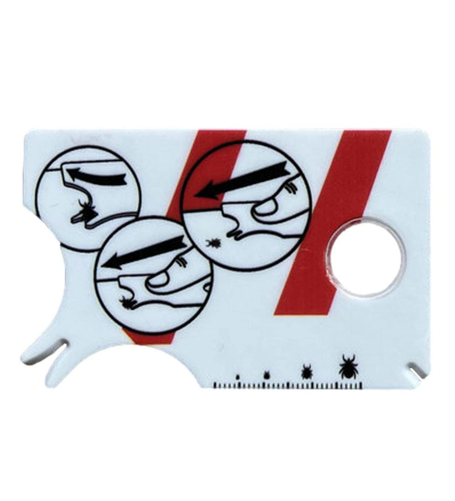 Professional Small Card With Magnifier Remover Card With Glass Lightweight Remover For Pets Hiking Remover Prevention Tool Identification Card Pets Lice - Buy Online on GoSupps.com