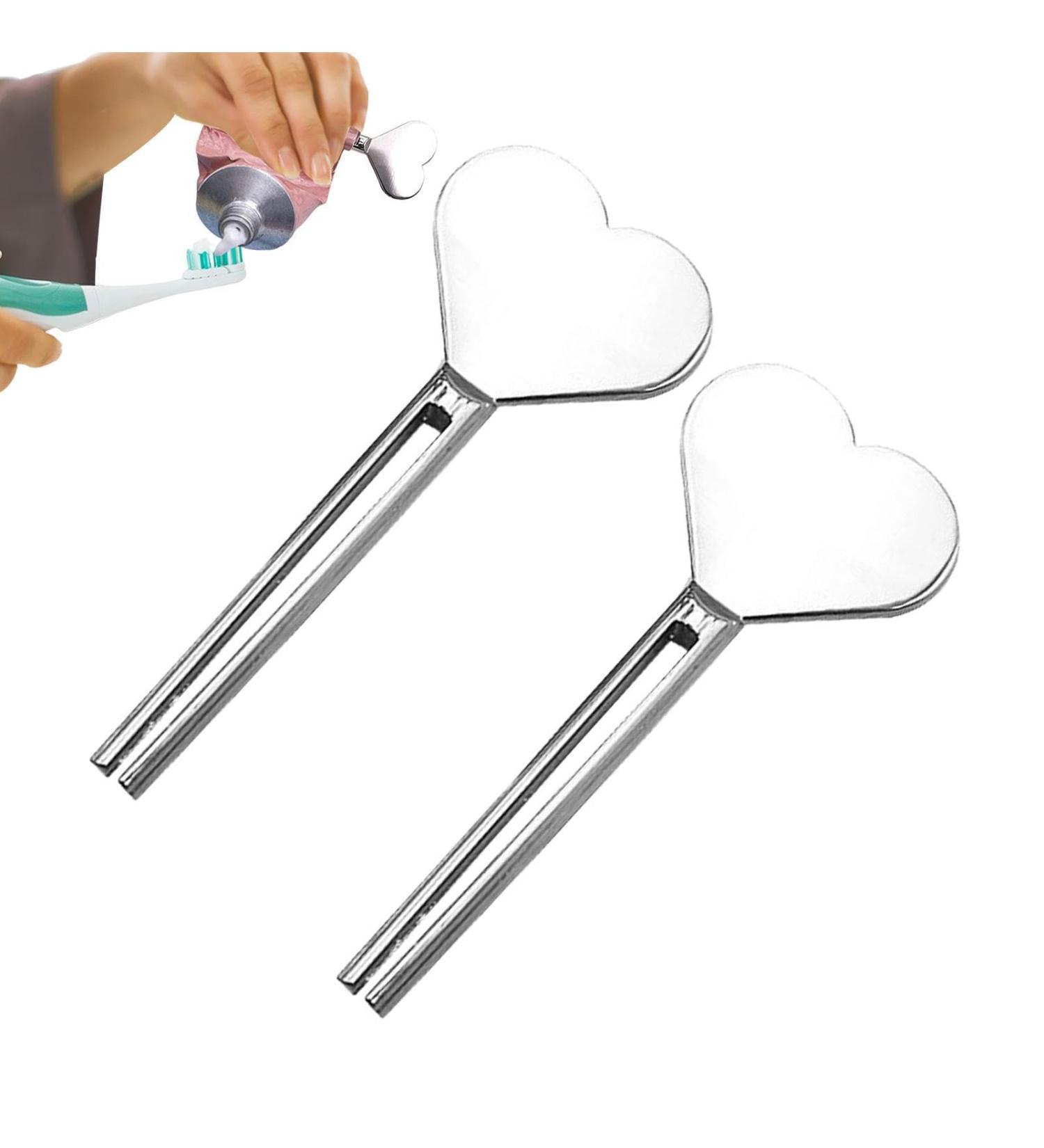 Toothpaste Tube Key Metal Manual Toothpaste Squeezer 2 Tube Key Tooth Paste Squeezer Stainless Steel Toothpaste Roller Tube Wringer Metal Tube Squeezer Key Tube Roller Key for Paste Silver - Buy Online on GoSupps.com