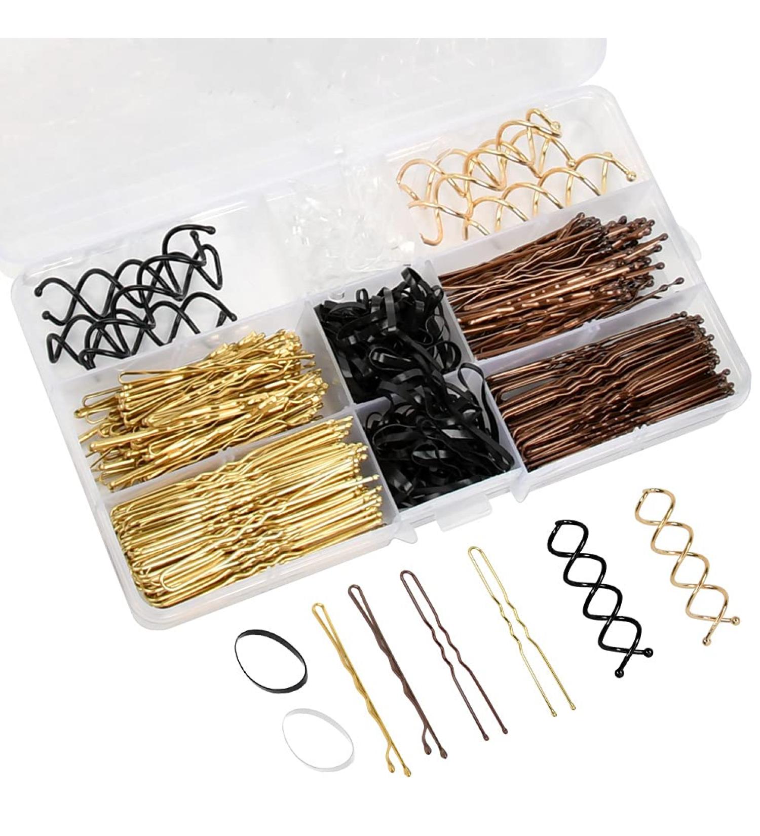 Jaomon 356-Piece Hair Clips & Hairpins Set - Metal Hair Clips with Storage Box for Girls & Women - Buy Online on GoSupps.com