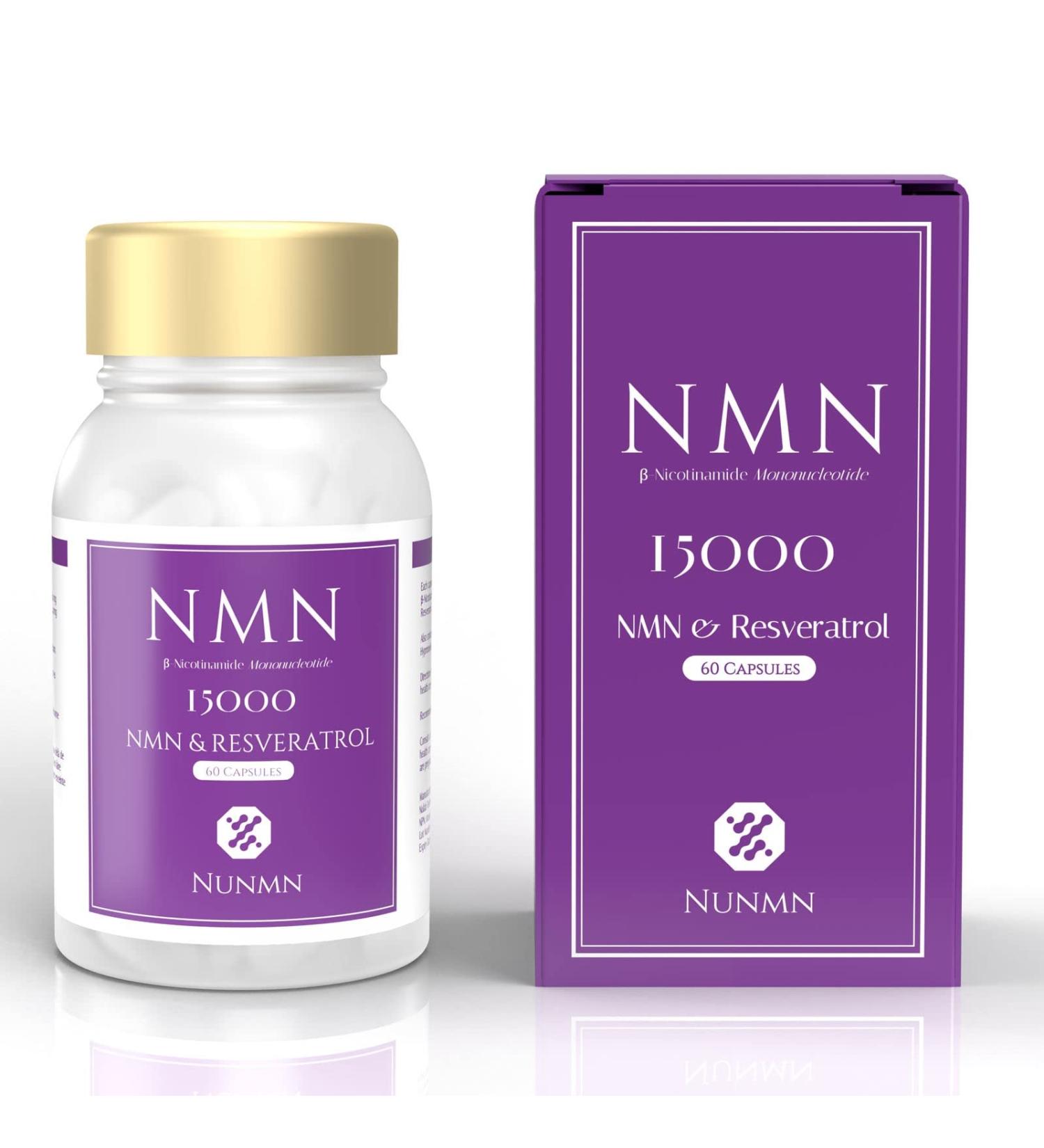 NMN Supplement 15000 Resveratrol NAD+ Booster Nicotinamide Mononucleotide for Cellular Energy Booster Metabolism & Repair. Vitality Muscle Health Healthy Aging - Buy Online on GoSupps.com