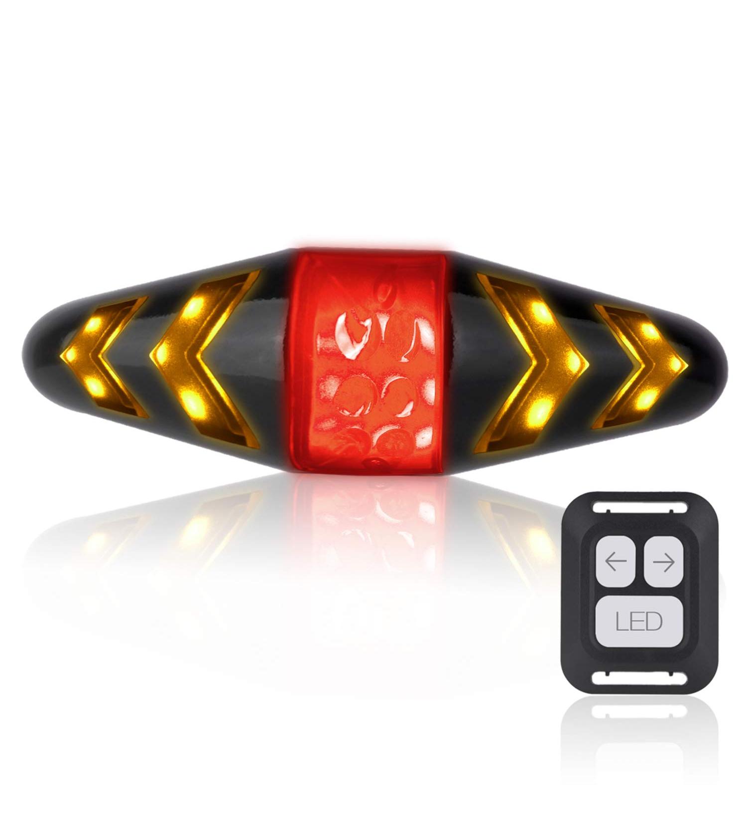 OTYTY Bike Tail Light with Turn Signals | USB Rechargeable LED Safety Light for Mountain and Road Bikes - Buy Online on GoSupps.com