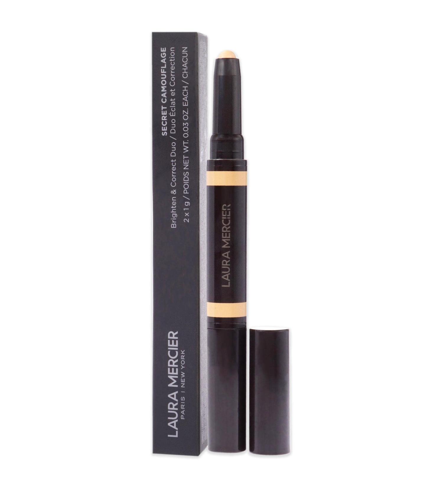 Laura Mercier Secret Camouflage Concealer Duo Stick - 3W Medium with Warm Undertones Women 2 x 0.3 oz