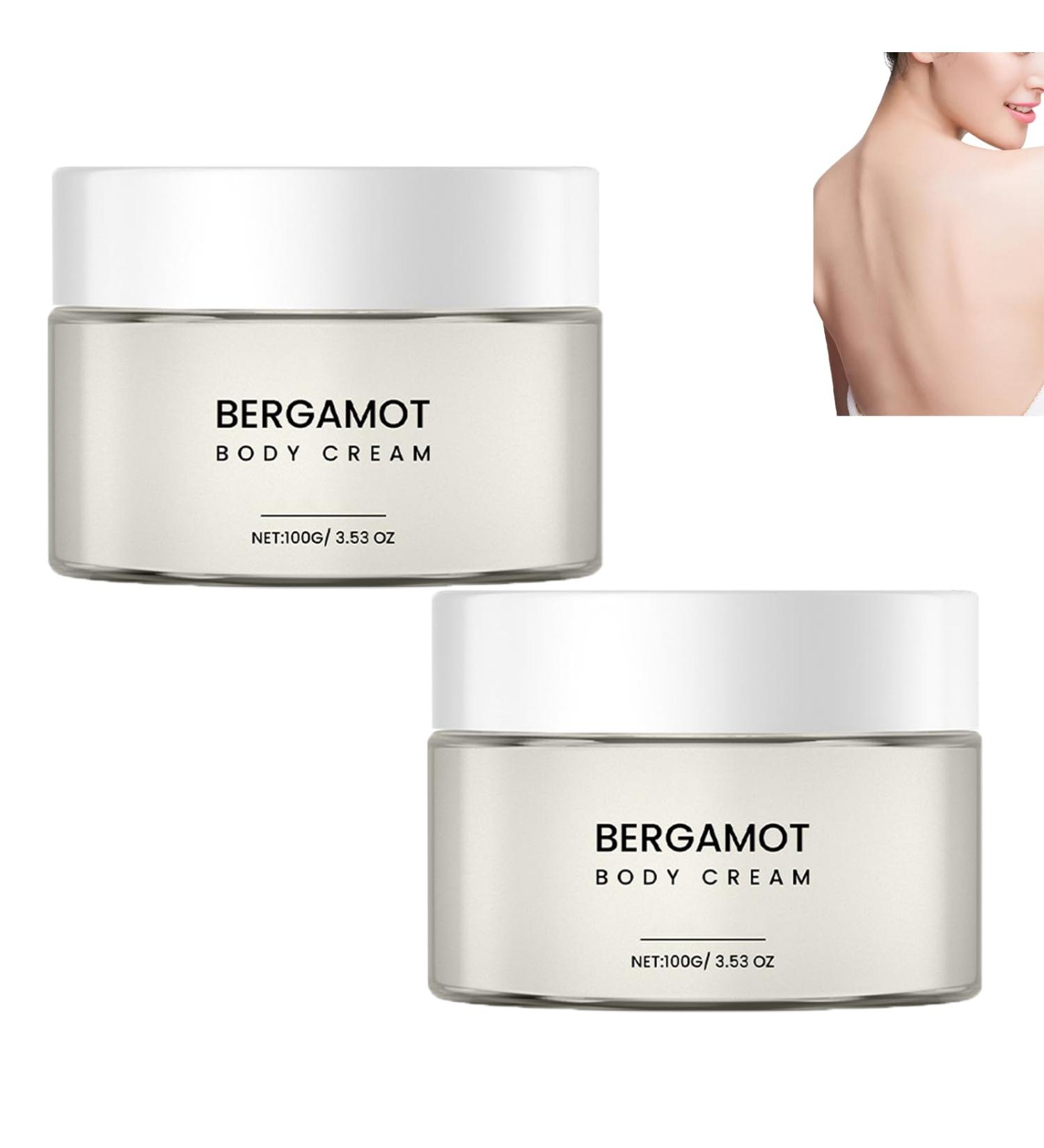 homomdy Bergamot Body Cream Bergamot Moisturizing Body Lotion for Dry Skin Long Lasting Moisturizing Moisturizer for Women and Men Nongreasy Fast Absorption Softens Skin 2pcs - Buy Online on GoSupps.com