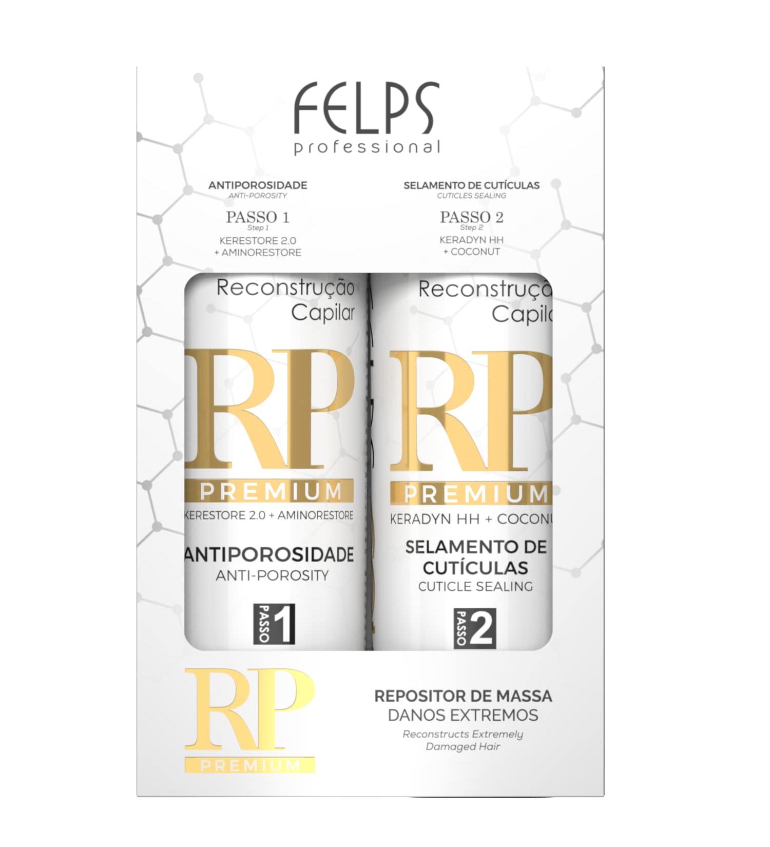 Felps Color RP Premium Treatment Hair Reconstruction 2x500ml - Restore and Revitalize Your Hair - Buy Online on GoSupps.com