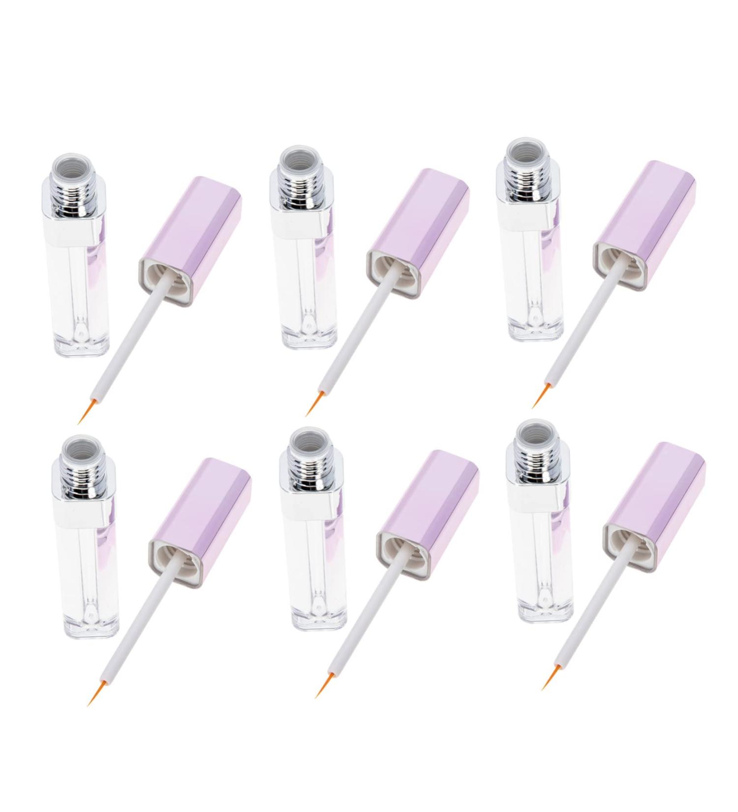Healvian 6pcs Empty Eyelashes Eyeliner Tubes Empty Bulk Liquid Bottle Storage Mascara Tube Makeup Purple Abs 1 g (Pack of 1) Purple - Buy Online on GoSupps.com