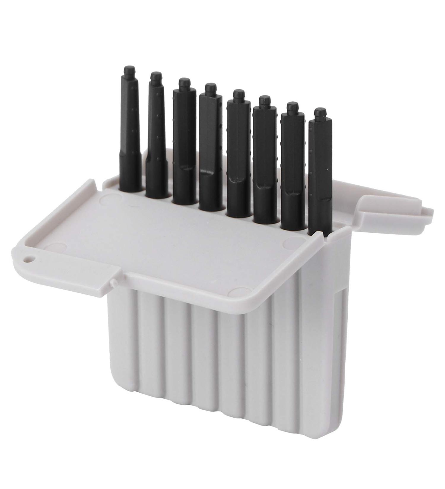 Hear Clear Hearing Aid Wax Guards (2mm) 8 Filters Total In the Factory Sealed Easy Open Gray Container Hearing Aid Filters Cerumen Stop Cleaning Tool Kit Accessories for - Buy Online on GoSupps.com