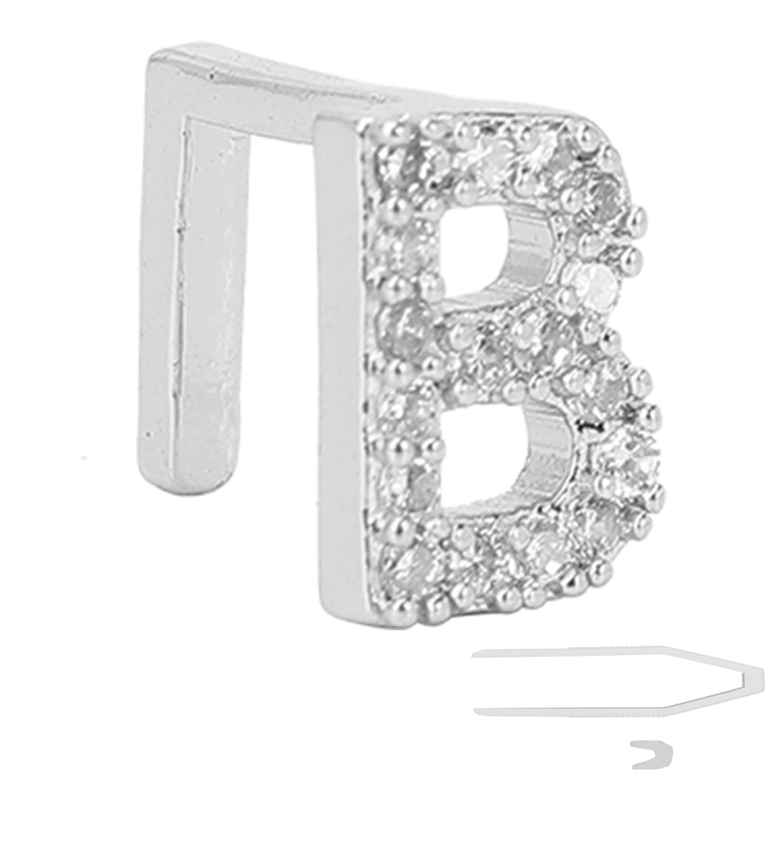 Shop Hip-Hop Teeth - Individual English Letter B Silver Halloween Tooth Accessories & Ornaments - Buy Online on GoSupps.com