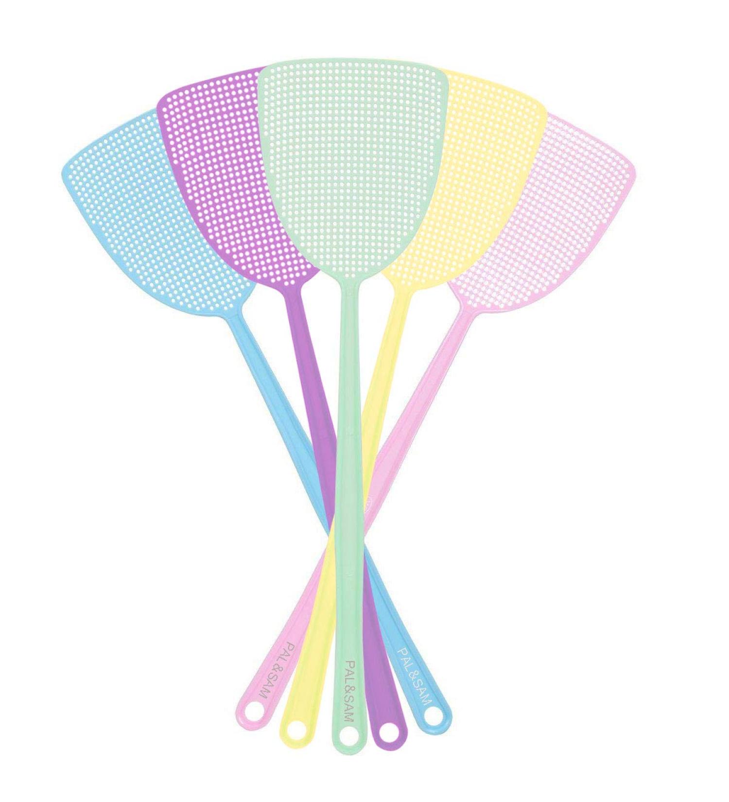 PAL&SAM Fly Swatter Set - Strong Flexible Manual Swat (5 Pack) - Assorted Colors - Buy Online on GoSupps.com