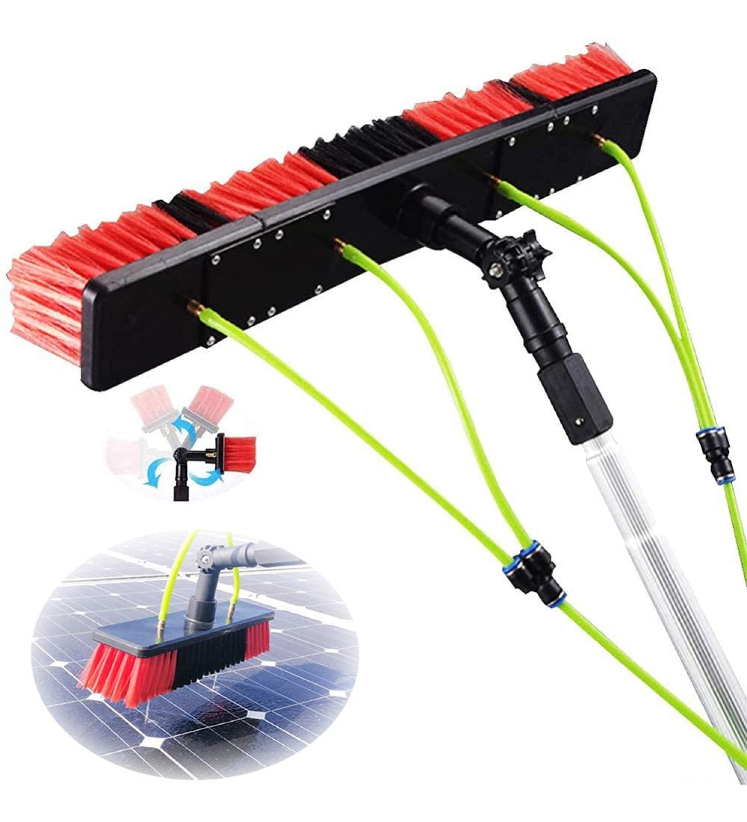 Photovoltaic Panel Cleaning 3-12M Water Fed Telesbrush Window Clean Extendable Cleaner Conservatory Roof Cleaning Tools/5M Rod/50Cm Brush Head - Buy Online on GoSupps.com