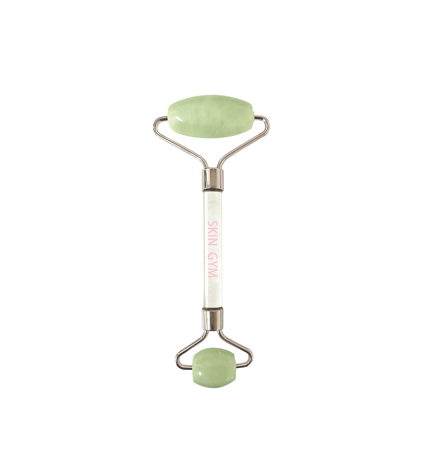 Skin Gym Facial Roller Massager for Wrinkles and Fine Lines Anti-Aging Face Lift Skin Care Beauty Tool Jade