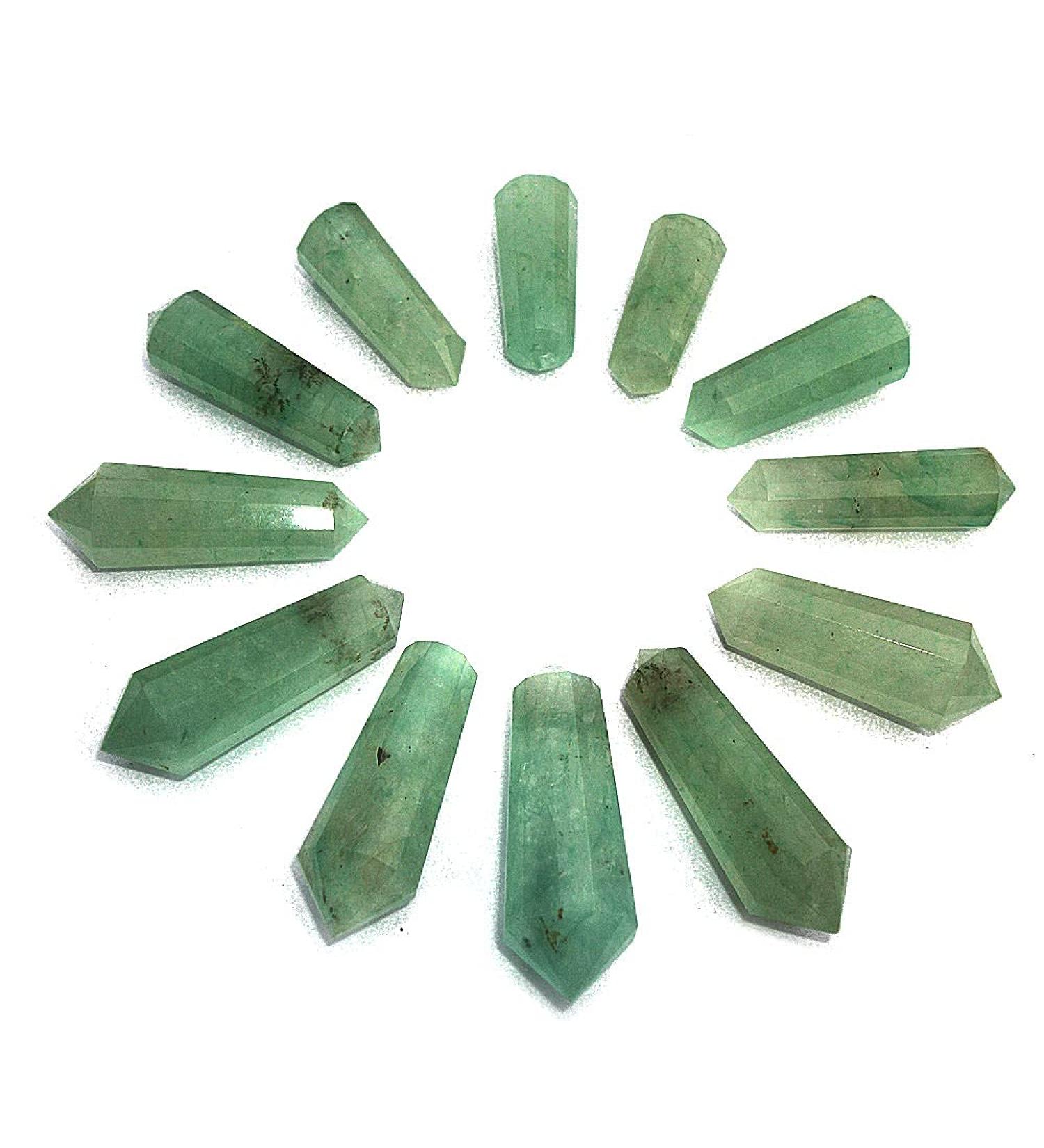 1 x 12 Cut DT Crystal Vogel Wand Point 40-60mm (Green Fluorite)