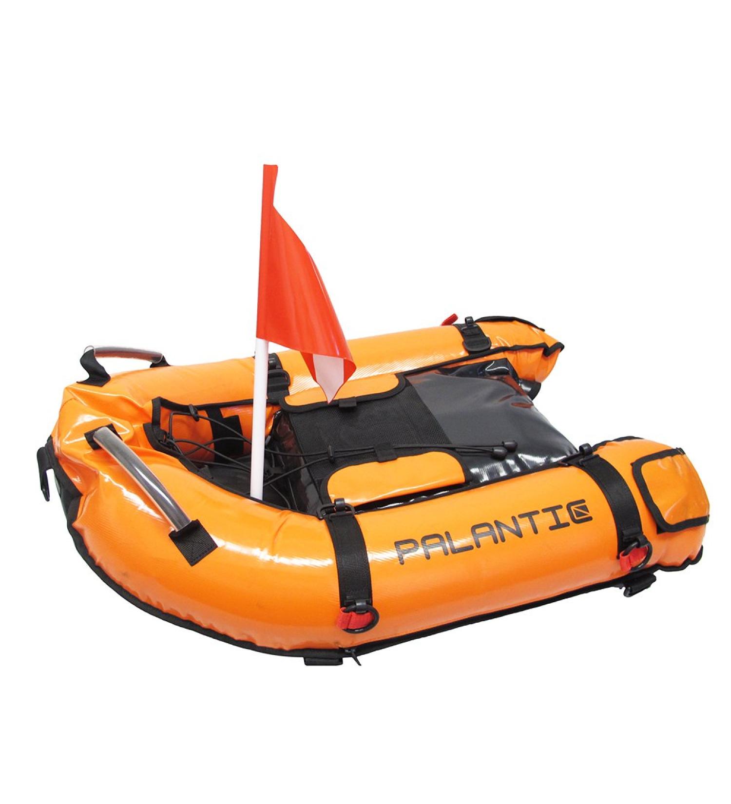 Palantic Scuba Diving Inflatable Gangway Float Boat with Dive Flag & Air Pump