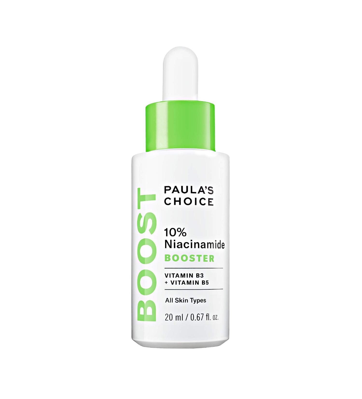 Paula's Choice 10% Niacinamide Booster Serum w/ Vitamin B3, C & Licorice Extract - Pore Minimizer - 0.67 oz - Buy Online on GoSupps.com