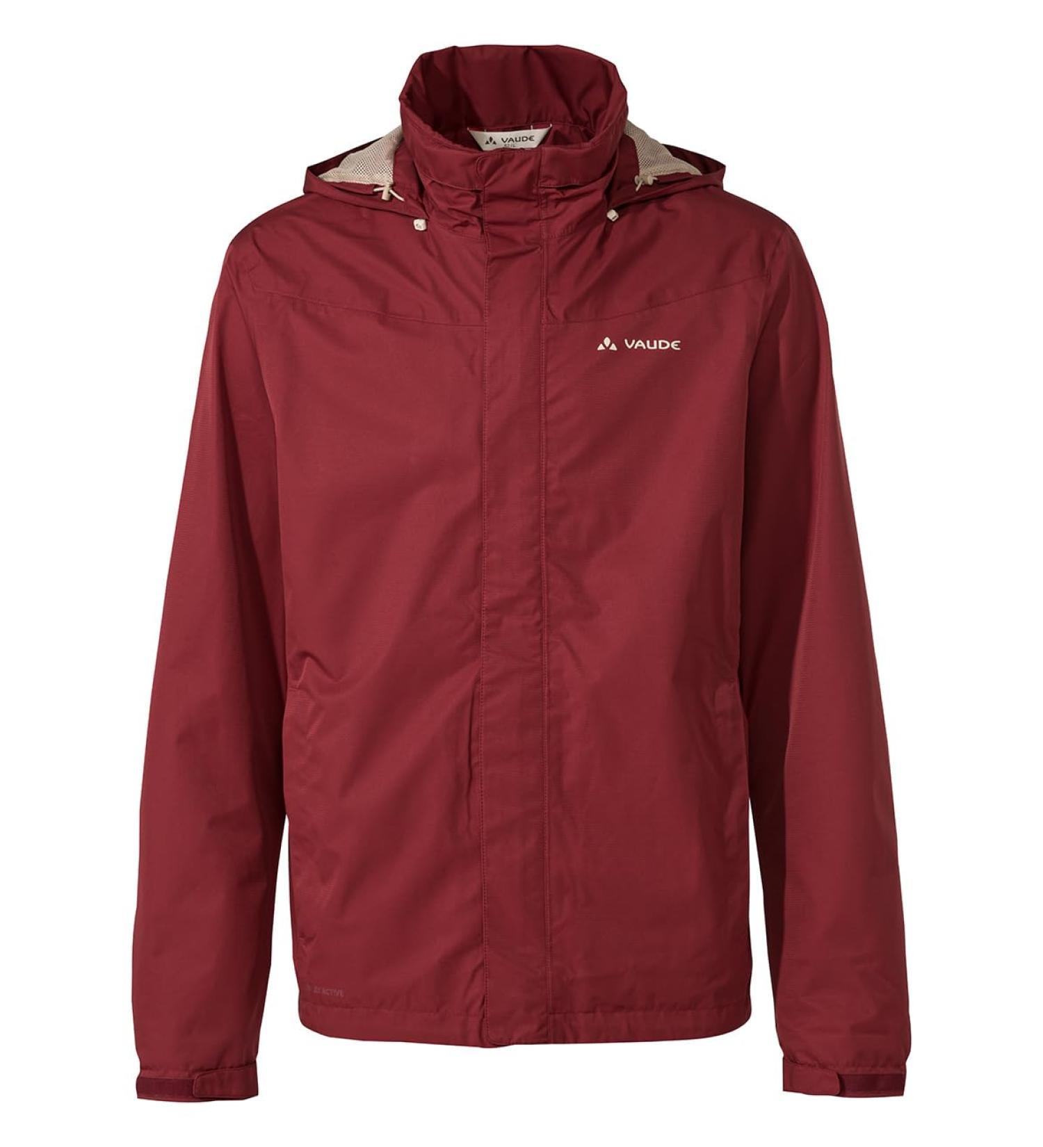 VAUDE Men's Escape Bike Light Jacket L - Lightweight & Packable Cycling Jacket in Carmine | Shop Internationally - Buy Online on GoSupps.com