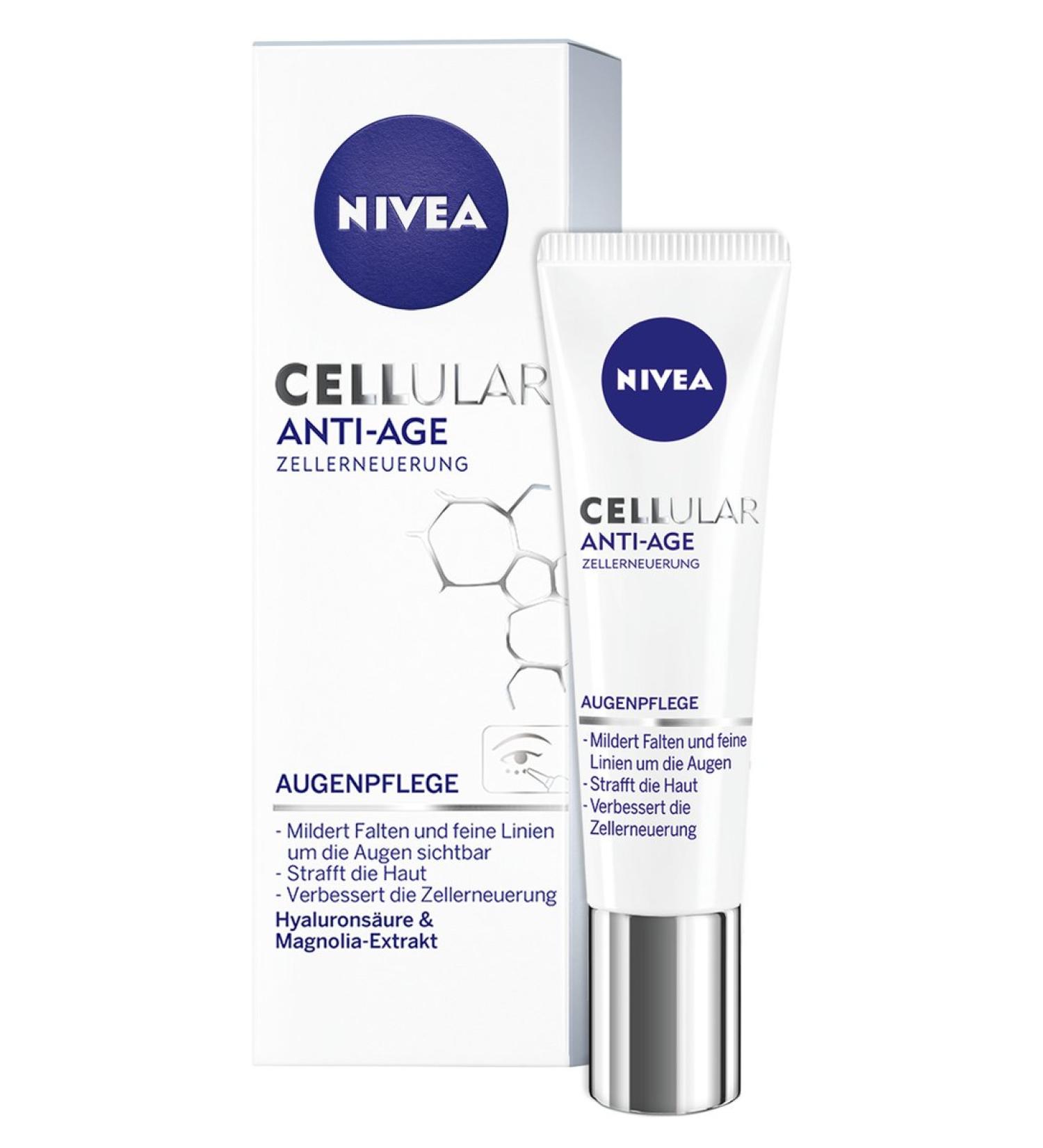 NIVEA Soin Yeux Anti-rides Tube 15ml CELLULAR Anti-Age - Buy Online on GoSupps.com
