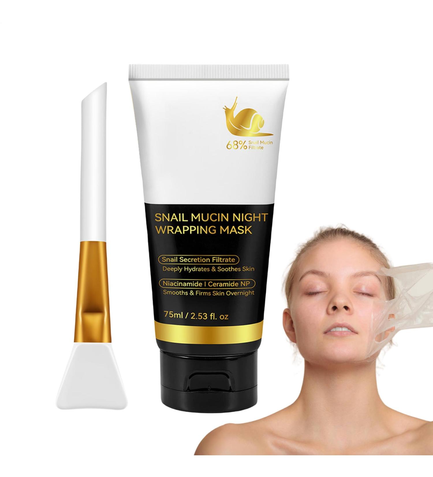 Wrap-Around Mask 75ml Night Face Mask Soothing Moisturizing Clay Post-Sport Makeup Morning Routine - Buy Online on GoSupps.com