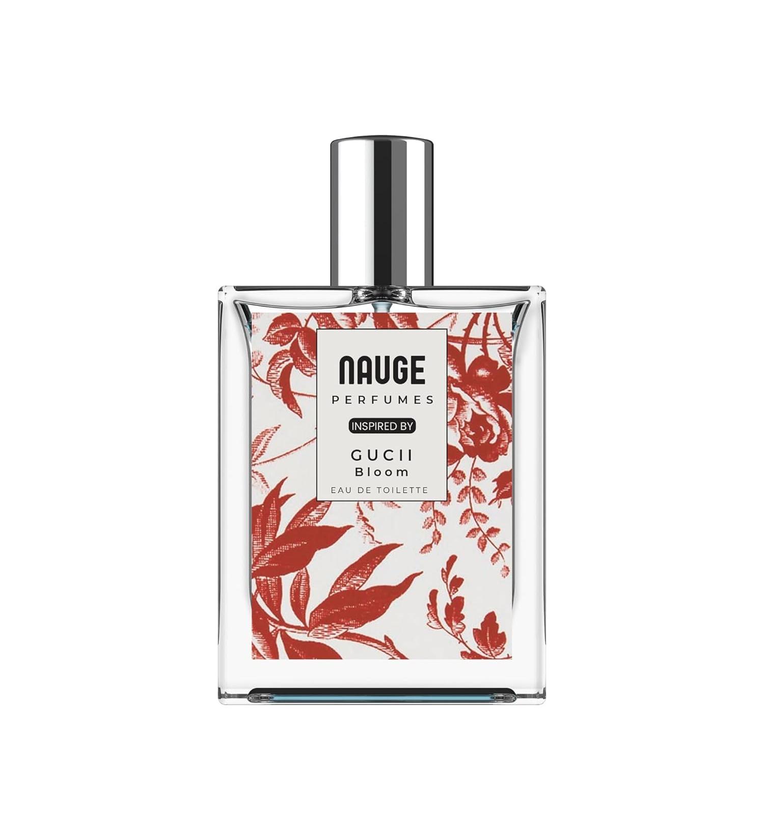 NAUGE Fragrances Fresh & Luxury Perfume Series | For Men & Women | Gift Set For Couple | Inspired by Gucii Bloom (50ML) - Buy Online on GoSupps.com