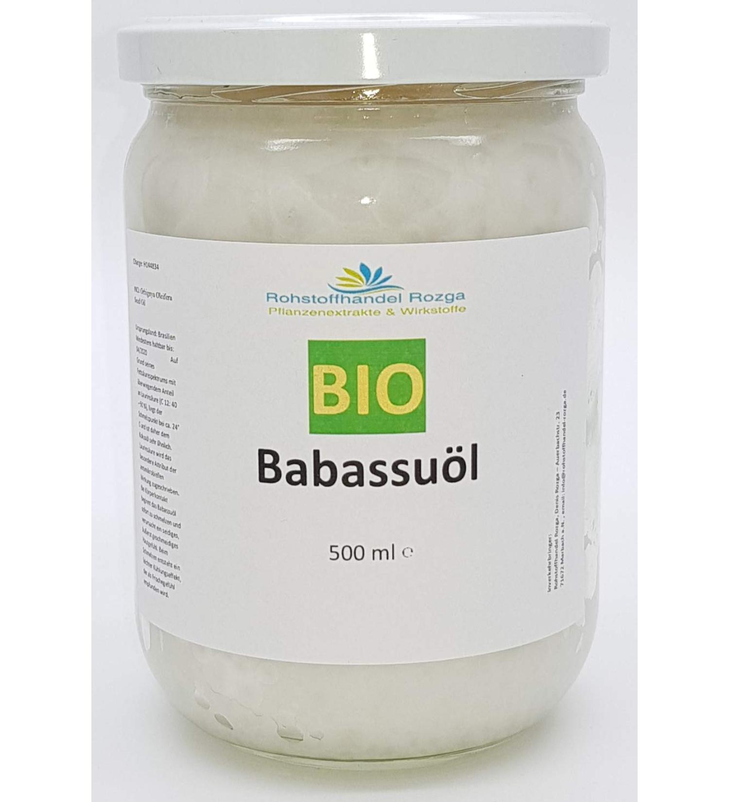 ORGANIC Babassu oil 500ml 100% pure TOP quality